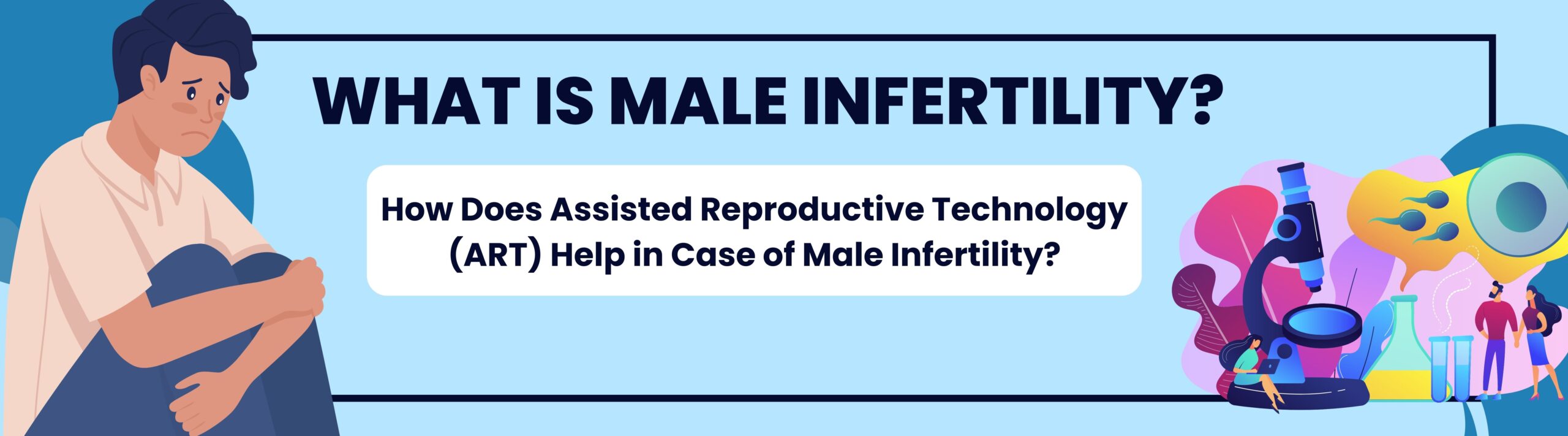 What is Male Infertility and how does assisted reproductive technology (ART) help in case of Male Infertility?